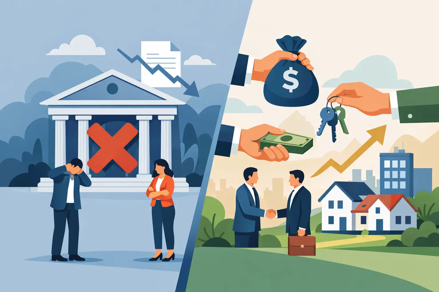 Bank Denial Alternative Financing for Investors